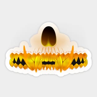 Golden Fangs Sticker